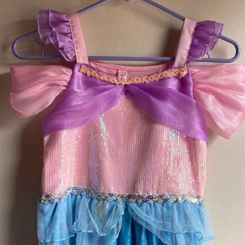 Little mermaid costume princess dress size 7/8